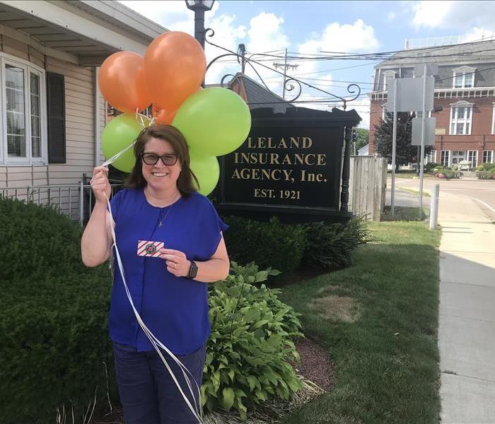 Congratulations June 2020 Restoration Newsline Reader's Contest, woman with balloons